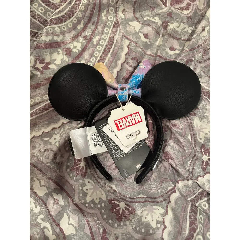 NWT Disney Park Marvel Avengers Artist Series Sara Pichelli w Removable Bow Ears